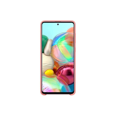 Samsung Galaxy A71 Silicone Cover - Pink - Accessories